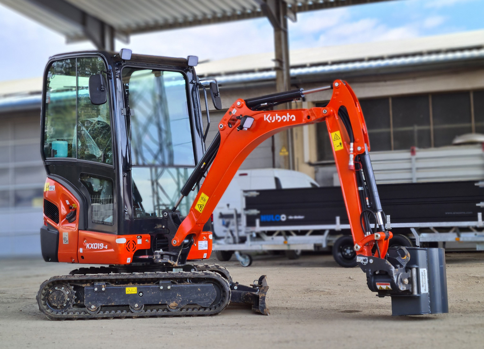 1,9 t Minibagger Bagger mieten - Kubota KX019-4